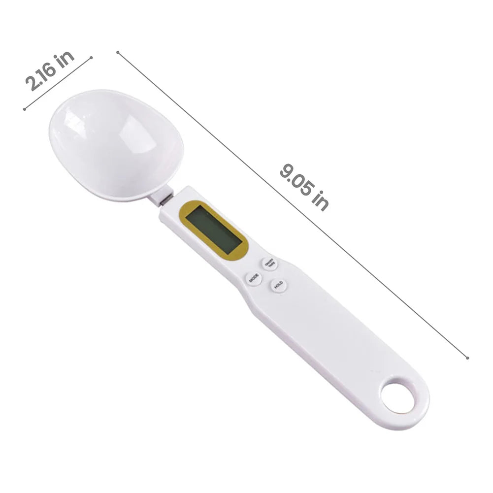 LCD Digital Kitchen Scale Electronic Cooking Food Weight Measuring Spoon 500G 0.1G Coffee Tea Sugar Spoon Scale Kitchen Tool