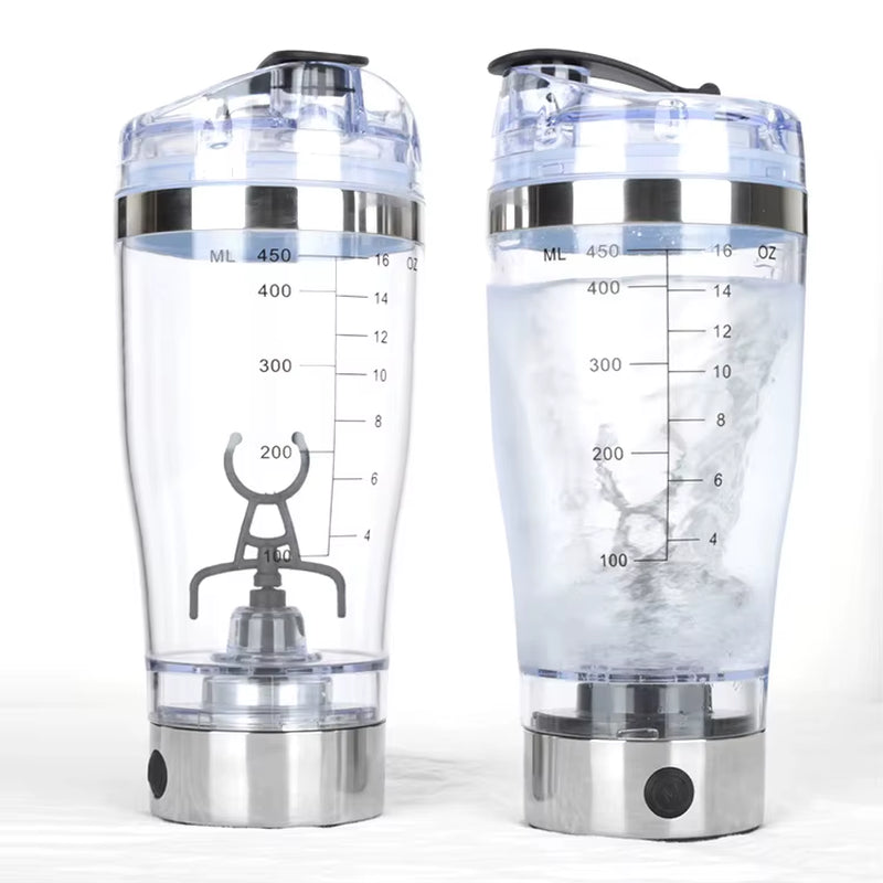 Madou Wholesale 450Ml Electric Self-Stirring Cup Portable Fruit Juicer & Protein for Shaker Bottle with Direct Drinking Flow