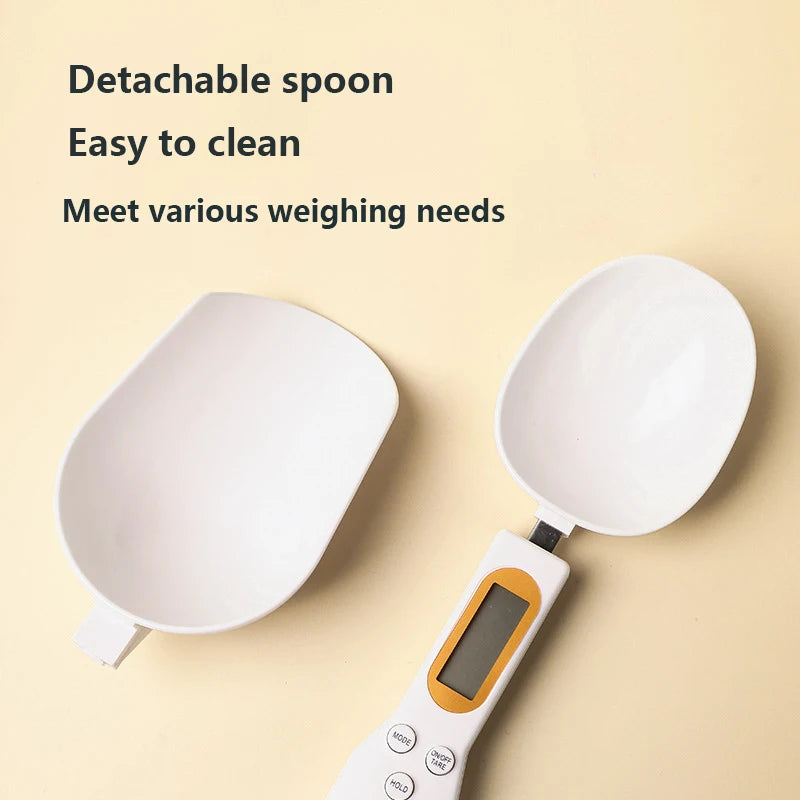 LCD Digital Kitchen Scale Electronic Cooking Food Weight Measuring Spoon 500G 0.1G Coffee Tea Sugar Spoon Scale Kitchen Tool