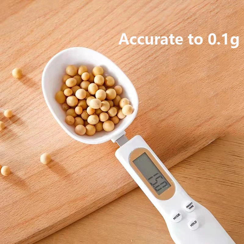 LCD Digital Kitchen Scale Electronic Cooking Food Weight Measuring Spoon 500G 0.1G Coffee Tea Sugar Spoon Scale Kitchen Tool