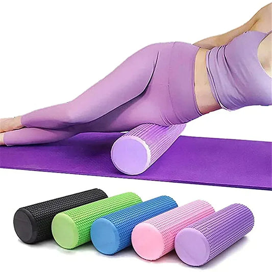 Yoga Foam Roller High-Density EVA Muscle Roller Column Self Massage Tool for Pilates Yoga Fitness Gym Equipment 30/45CM