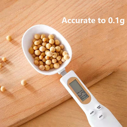LCD Digital Kitchen Scale Electronic Cooking Food Weight Measuring Spoon 500G 0.1G Coffee Tea Sugar Spoon Scale Kitchen Tool