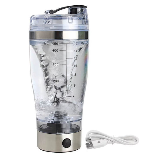 Madou Wholesale 450Ml Electric Self-Stirring Cup Portable Fruit Juicer & Protein for Shaker Bottle with Direct Drinking Flow